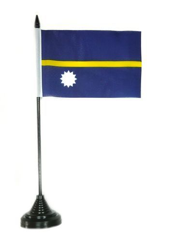 Fahne / Tischflagge Nauru NEU 11 x 16 cm Flaggen