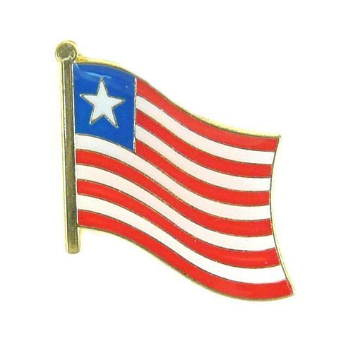 Pin Flaggenpin Liberia Anstecker Anstecknadel Fahne Flagge 