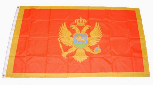 Flagge / Fahne Montenegro Hissflagge 90 x 150 cm