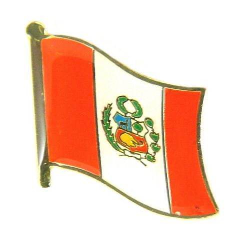Flaggen Pin Fahne Peru Anstecknadel Flagge 