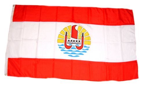 Fahne / Flagge Französisch Polynesien 90 x 150 cm