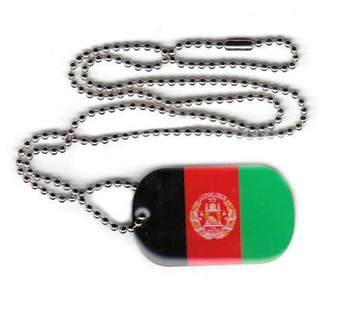 Dog Tag Fahne Afghanistan