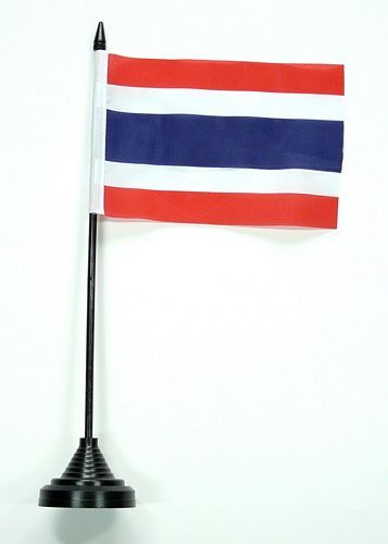 Fahne / Tischflagge Thailand NEU 11 x 16 cm Flaggen