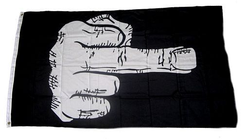 Fahne / Flagge Finger 90 x 150 cm
