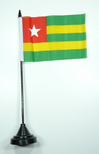 Fahne / Tischflagge Togo NEU 11 x 16 cm Flaggen