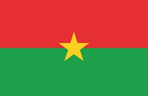 Fahnen Aufkleber Sticker Burkina Faso