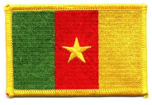 Fahnen Aufnäher Kamerun