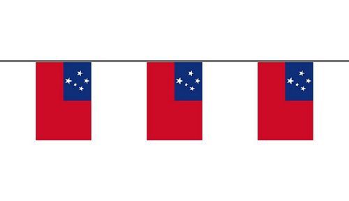 Flaggenkette West Samoa 6 m
