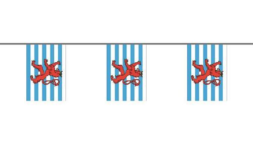 Flaggenkette Luxemburg Handel 6 m