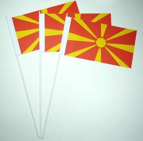 Papierfahnen Mazedonien