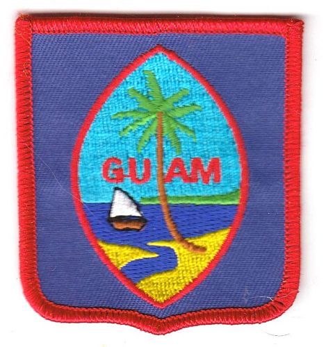 Wappen Aufnäher Fahne Guam