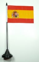 Fahne / Tischflagge Spanien NEU 11 x 16 cm Flaggen Fahne / Tischflagge Spanien NEU 11 x 16 cm Flaggen
