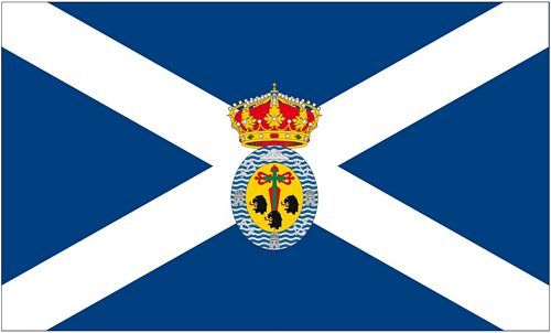 Fahne / Flagge Spanien - Santa Cruz de Tenerife 90 x 150 cm