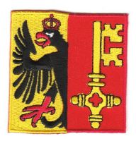 Aufnäher Patch Schweiz - Kanton Genf Aufnäher Patch Schweiz - Kanton Genf