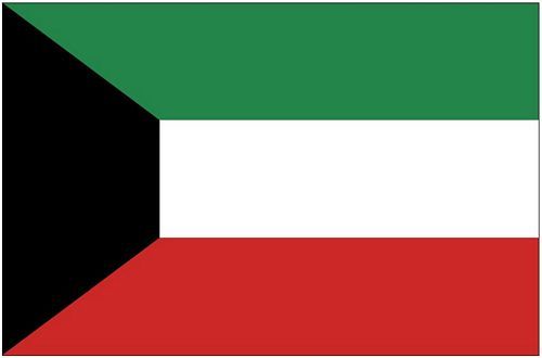Fahnen Aufkleber Sticker Kuwait