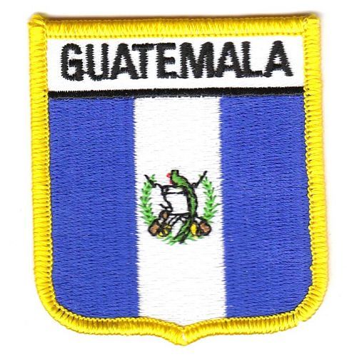 Wappen Aufnäher Fahne Guatemala