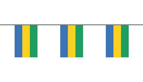 Flaggenkette Gabun 6 m