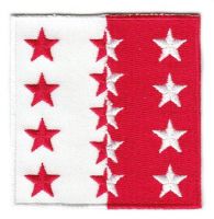 Aufnäher Patch Schweiz - Kanton Wallis Aufnäher Patch Schweiz - Kanton Wallis