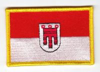 Fahnen Aufnäher Österreich - Voralberg Fahne Fahnen Aufnäher Österreich - Voralberg Fahne