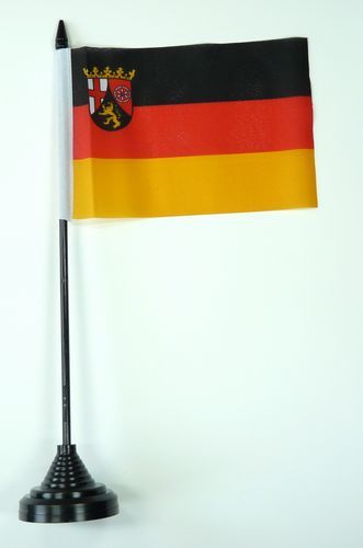 Fahne / Tischflagge Rheinland Pfalz 11 x 16 cm Flaggen