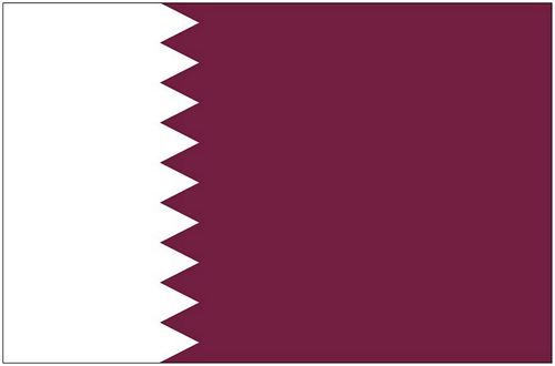 Fahnen Aufkleber Sticker Katar