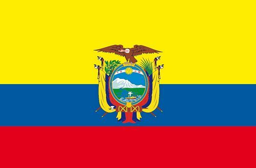 Fahnen Aufkleber Sticker Ecuador