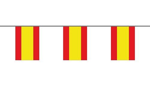 Flaggenkette Spanien ohne Wappen 6 m
