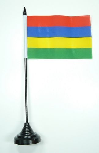 Fahne / Tischflagge Mauritius NEU 11 x 16 cm Flaggen