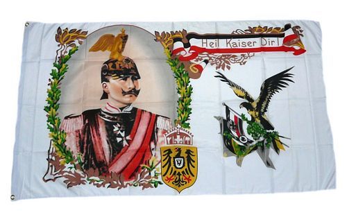 Fahne / Flagge Heil Kaiser Dir Adler 90 x 150 cm