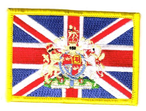 Fahnen Aufnäher Großbritannien Wappen