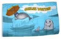 Fahne / Flagge Geiles Wetter NEU 90 x 150 cm Fahne / Flagge Geiles Wetter NEU 90 x 150 cm