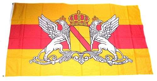 Fahne Großherzogtum Baden Schrift Hissflagge 90 x 150 cm Flagge 