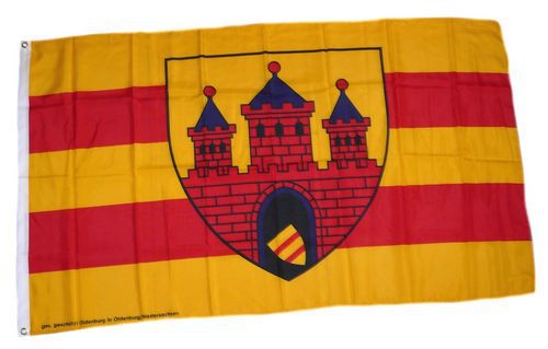 Fahne Flagge Oldenburg Stadt 100 x 150 cm Bootsflagge Premiumqualität