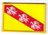 Fahnen Aufnäher Frankreich - Lothringen Fahnen Aufnäher Frankreich - Lothringen