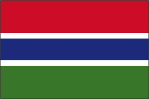 Fahnen Aufkleber Sticker Gambia