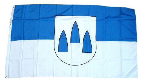 Flagge / Fahne Gemeinde Waghäusel Hissflagge 90 x 150 cm