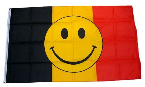 Fahne / Flagge Belgien Smile 90 x 150 cm