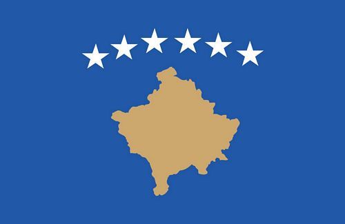 Fahnen Aufkleber Sticker Kosovo