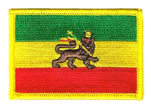 Fahnen Aufnäher Äthiopien Löwe