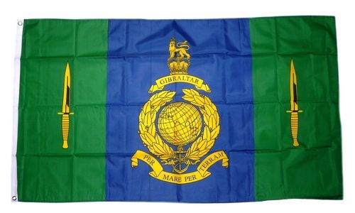 Fahne / Flagge Großbritannien Signals Squadron Royal Marines 90 x 150 cm