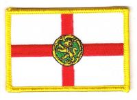 Fahnen Aufnäher Alderney Fahnen Aufnäher Alderney