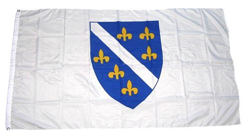 Fahne / Flagge Bosnien alt 90 x 150 cm
