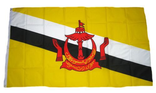 Flagge / Fahne Brunei Hissflagge 90 x 150 cm