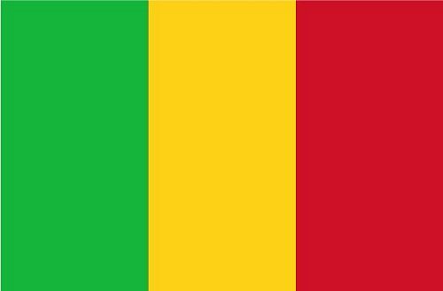 Fahnen Aufkleber Sticker Mali