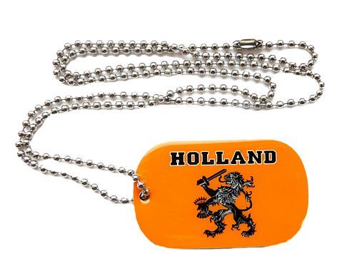 Dog Tag Fahne Holland Oranje