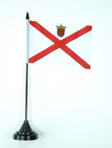 Fahne / Tischflagge Jersey NEU 11 x 16 cm Flaggen