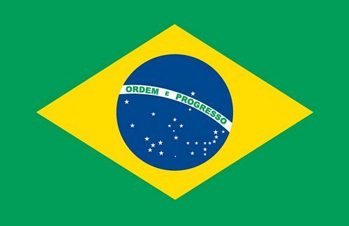 Fahnen Aufkleber Sticker Brasilien