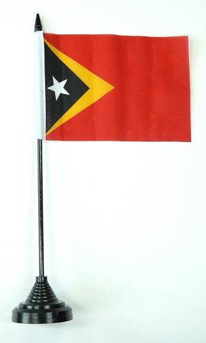 Fahne / Tischflagge Osttimor NEU 11 x 16 cm Flaggen