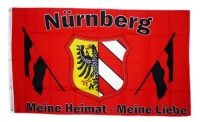 Fahne / Flagge Nürnberg Meine Liebe 90 x 150 cm Fahne / Flagge Nürnberg Meine Liebe 90 x 150 cm