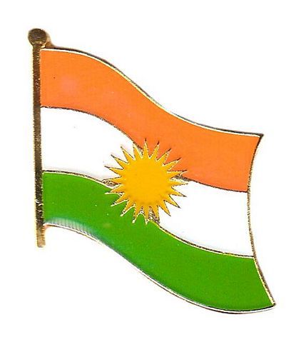 Flaggen Pin Kurdistan NEU Fahne Flagge Anstecknadel